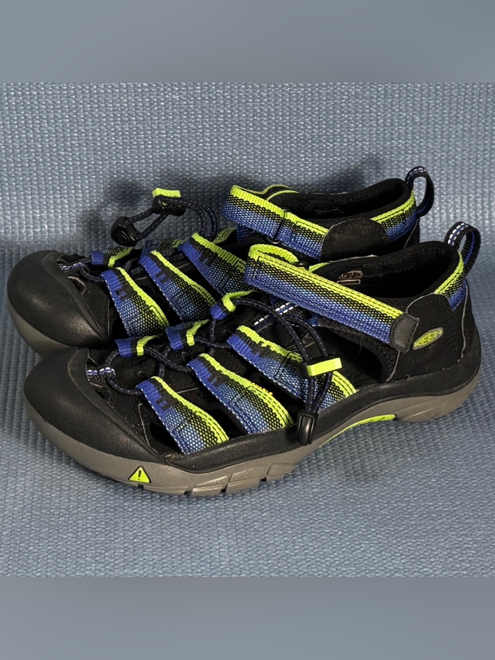 KEEN Newport H2 Waterproof Outdoor Sandals Blue Green Kid’s Size 3